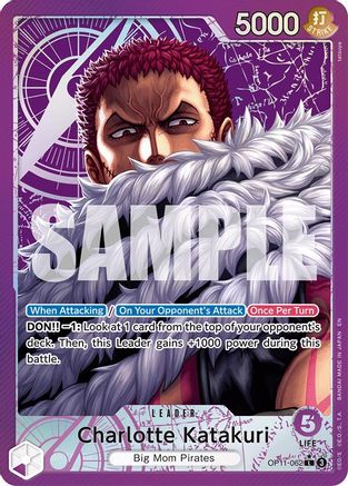 Charlotte Katakuri (062) (Alternate Art) (OP11-062) [A Fist of Divine Speed] Foil One Piece Single Bandai