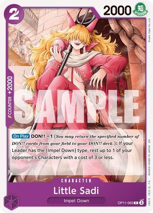 Little Sadi (OP11-063) [A Fist of Divine Speed] One Piece Single Bandai
