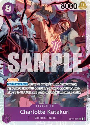 Charlotte Katakuri (067) (OP11-067) [A Fist of Divine Speed] Foil One Piece Single Bandai