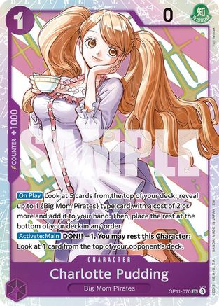 Charlotte Pudding (OP11-070) [A Fist of Divine Speed] Foil One Piece Single Bandai