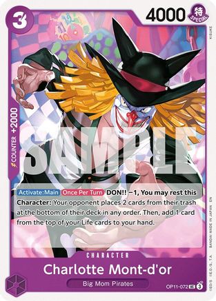 Charlotte Mont-d'or (OP11-072) [A Fist of Divine Speed] One Piece Single Bandai