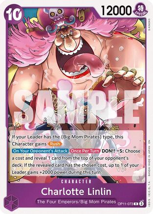 Charlotte Linlin (OP11-073) [A Fist of Divine Speed] Foil One Piece Single Bandai