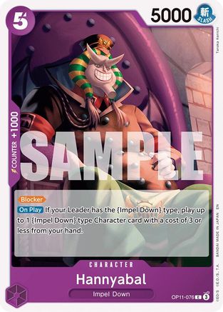 Hannyabal (OP11-076) [A Fist of Divine Speed] One Piece Single Bandai