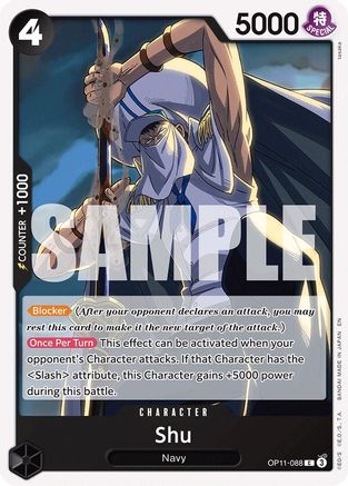 Shu (OP11-088) [A Fist of Divine Speed] One Piece Single Bandai