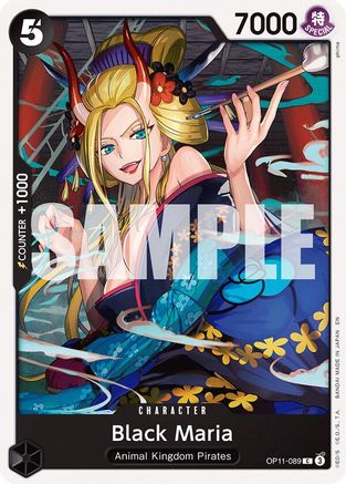 Black Maria (OP11-089) [A Fist of Divine Speed] One Piece Single Bandai
