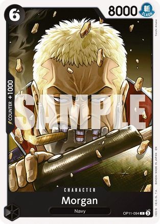 Morgan (OP11-094) [A Fist of Divine Speed] One Piece Single Bandai