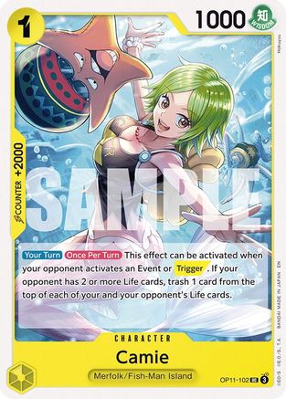 Camie (OP11-102) [A Fist of Divine Speed] One Piece Single Bandai