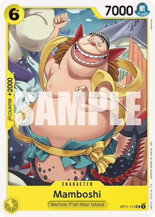 Mamboshi (OP11-111) [A Fist of Divine Speed] One Piece Single Bandai