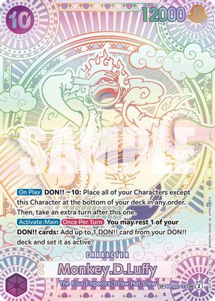 Monkey.D.Luffy (119) (SP) (OP05-119) [A Fist of Divine Speed] Foil One Piece Single Bandai