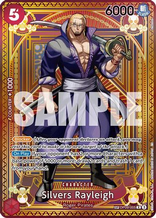 Silvers Rayleigh (SP) (OP09-005) [A Fist of Divine Speed] Foil One Piece Single Bandai