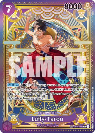 Luffy-Tarou (SP) (ST18-005) [A Fist of Divine Speed] Foil One Piece Single Bandai