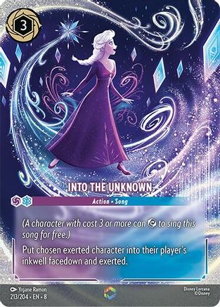 Into the Unknown - Enchanted (213/204) [Reign of Jafar] Holofoil Lorcana Single Disney
