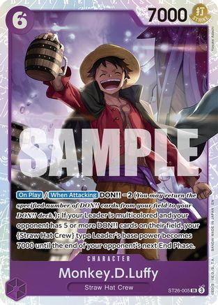 Monkey.D.Luffy (ST26-005) (ST26-005) [Starter Deck 26: PURPLE/BLACK Monkey.D.Luffy] Foil One Piece Single Bandai