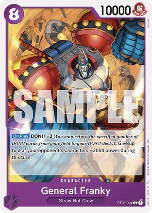 General Franky (ST26-004) [Starter Deck 26: PURPLE/BLACK Monkey.D.Luffy] One Piece Single Bandai