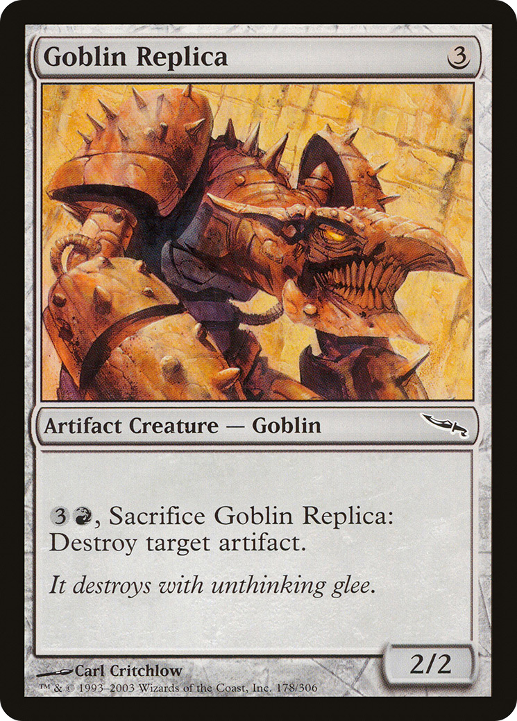 Goblin Replica (MRD-178) [Mirrodin] Foil MTG Single Wizards of the Coast