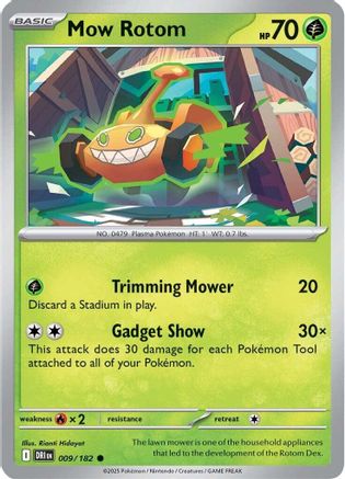 Mow Rotom (9) [SV: Destined Rivals] Pokemon Single Pokémon