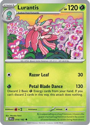 Lurantis (14) Reverse Holofoil [SV: Destined Rivals] Pokemon Single Pokémon