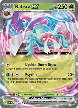 Rabsca ex (25) Holofoil [SV: Destined Rivals] Pokemon Single Pokémon