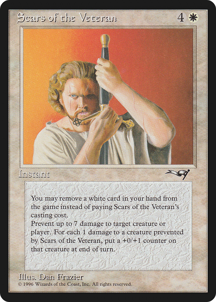 Scars of the Veteran (ALL-016) [Alliances] MTG Single Wizards of the Coast