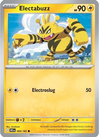 Electabuzz (68) - [SV: Destined Rivals] Reverse Holofoil Pokemon Single Pokémon