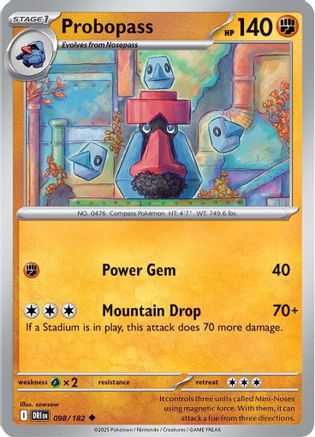 Probopass (98) Reverse Holofoil [SV: Destined Rivals] Pokemon Single Pokémon