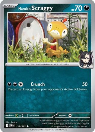 Marnie's Scraggy (132) [SV: Destined Rivals] Pokemon Single Pokémon