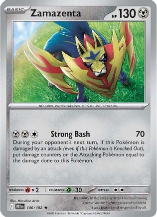 Zamazenta - 146/182 Reverse Holofoil [SV: Destined Rivals] Pokemon Single Pokémon