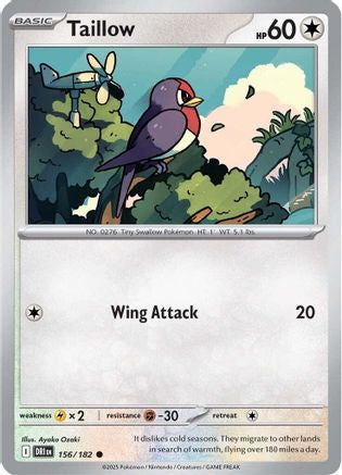 Taillow (156) [SV: Destined Rivals] Pokemon Single Pokémon