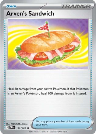 Arven's Sandwich (161) Reverse Holofoil [SV: Destined Rivals] Pokemon Single Pokémon