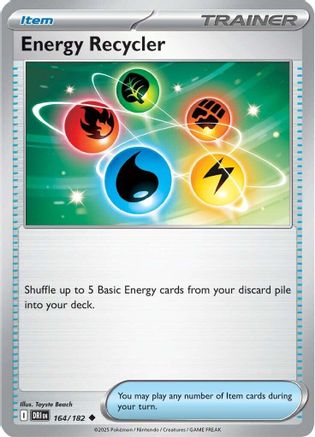 Energy Recycler (164) Reverse Holofoil [SV: Destined Rivals] Pokemon Single Pokémon