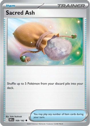 Sacred Ash (168) Reverse Holofoil [SV: Destined Rivals] Pokemon Single Pokémon
