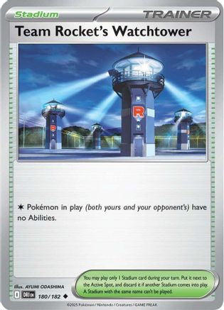 Team Rocket's Watchtower (180) [SV: Destined Rivals] Pokemon Single Pokémon