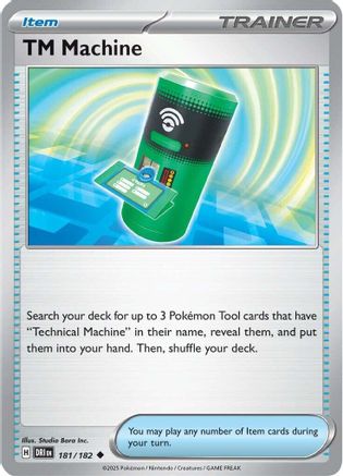 TM Machine (181) Reverse Holofoil [SV: Destined Rivals] Pokemon Single Pokémon