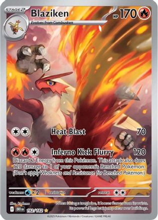 Blaziken - 192/182 Holofoil [SV: Destined Rivals] Pokemon Single Pokémon