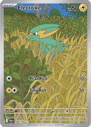 Electrike - 196/182 Holofoil [SV: Destined Rivals] Pokemon Single Pokémon