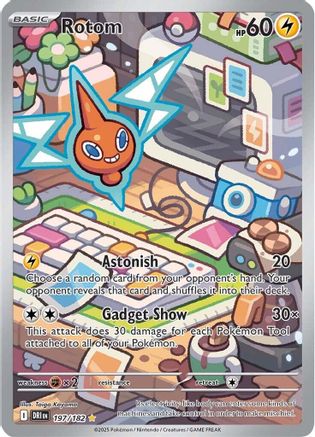 Rotom - 197/182 Holofoil [SV: Destined Rivals] Pokemon Single Pokémon