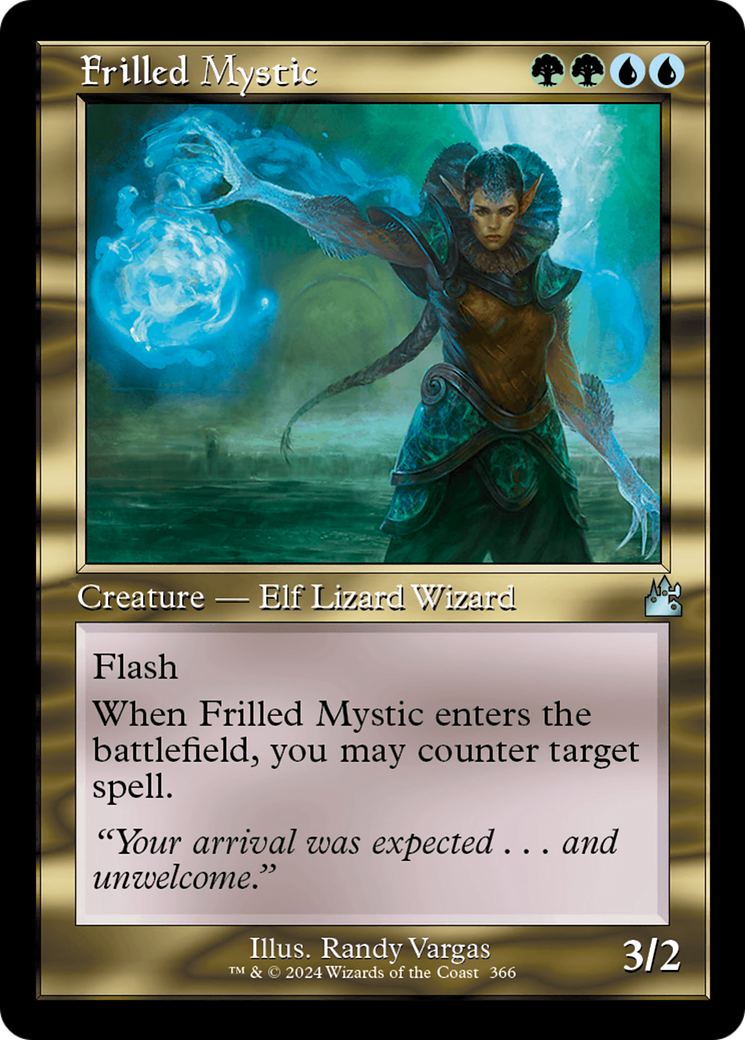 Frilled Mystic (RVR-366) [Ravnica Remastered] MTG Single Wizards of the Coast