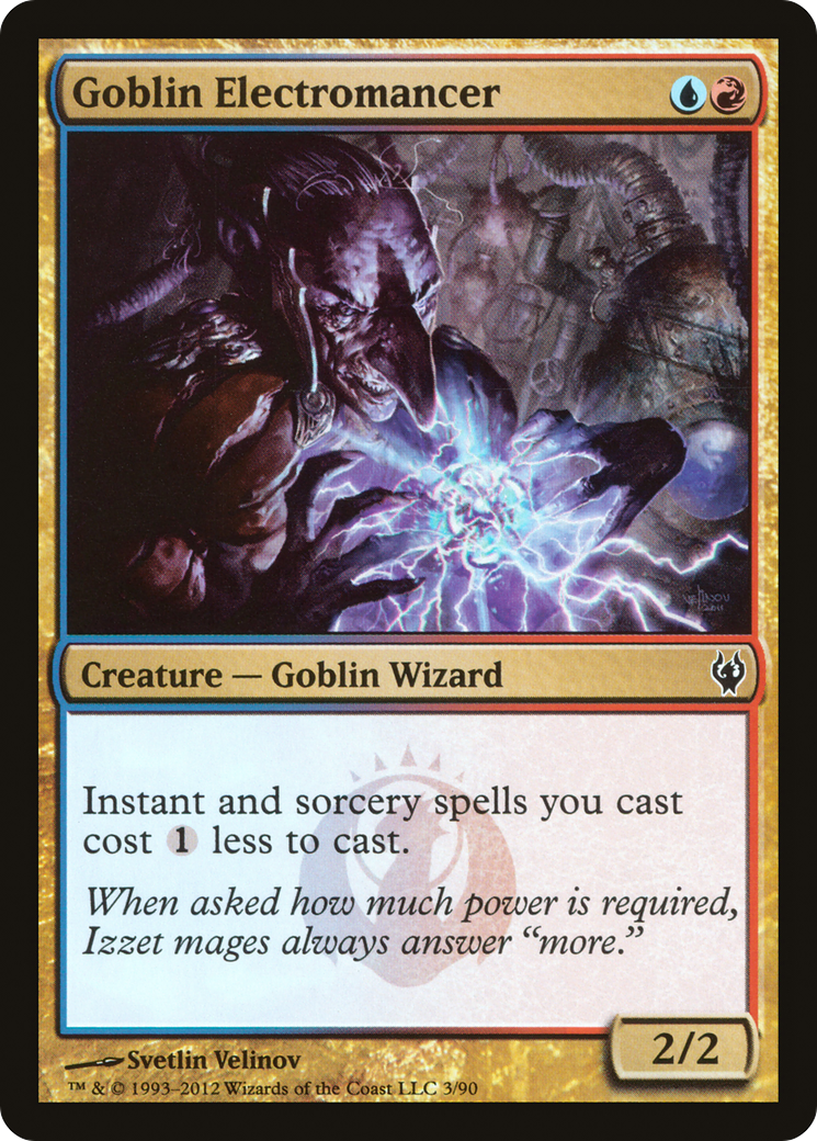 Goblin Electromancer (DDJ-003) [Misc] Duel Decks: Izzet vs. Golgari MTG Single Wizards of the Coast