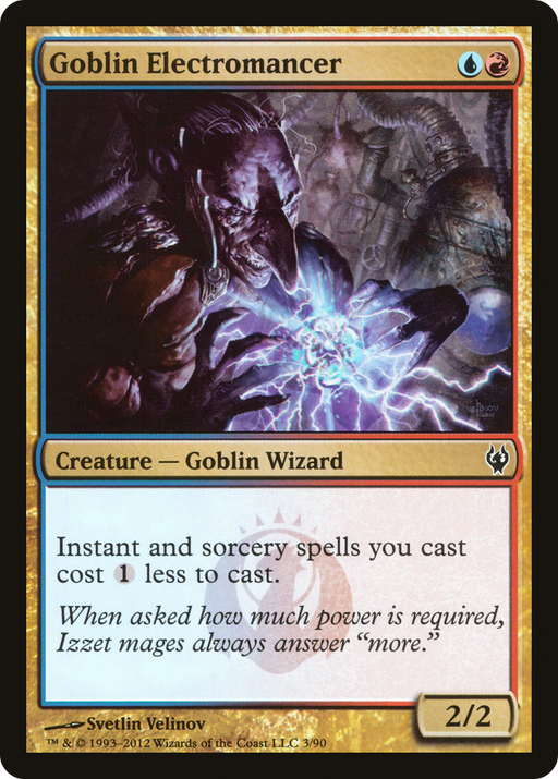 Goblin Electromancer (DDJ-003) [Misc] Duel Decks: Izzet vs. Golgari MTG Single Wizards of the Coast