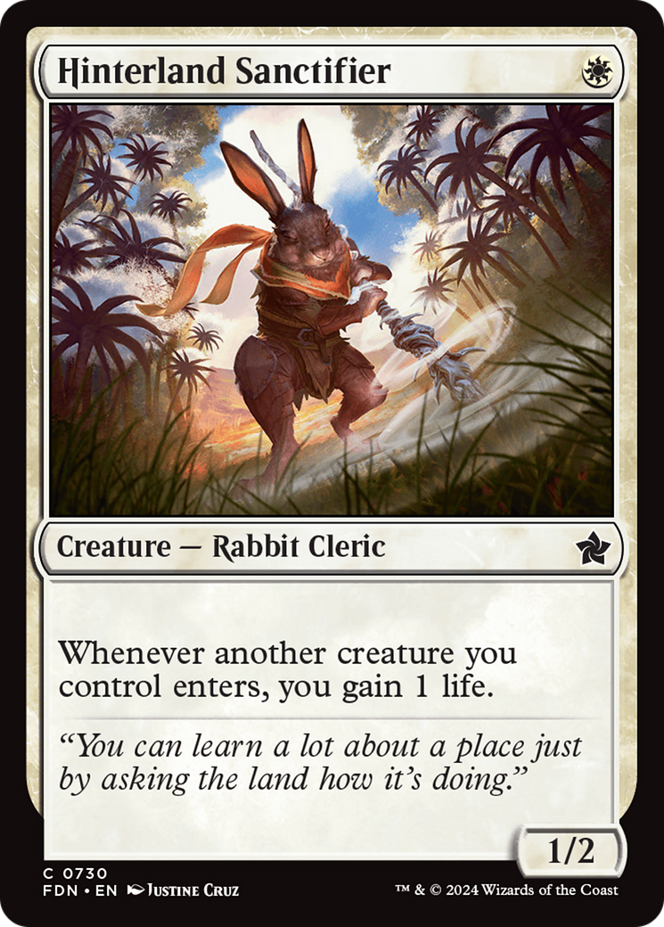Hinterland Sanctifier (FDN-730) [Foundations] MTG Single Wizards of the Coast