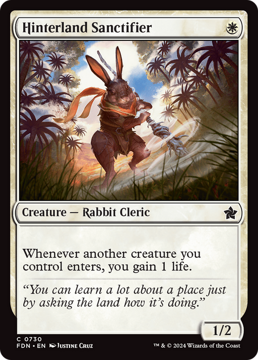 Hinterland Sanctifier (FDN-730) [Foundations] MTG Single Wizards of the Coast