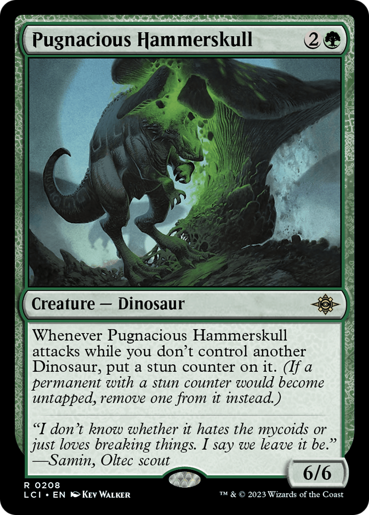 Pugnacious Hammerskull (LCI-208) [The Lost Caverns of Ixalan] Foil MTG Single Wizards of the Coast