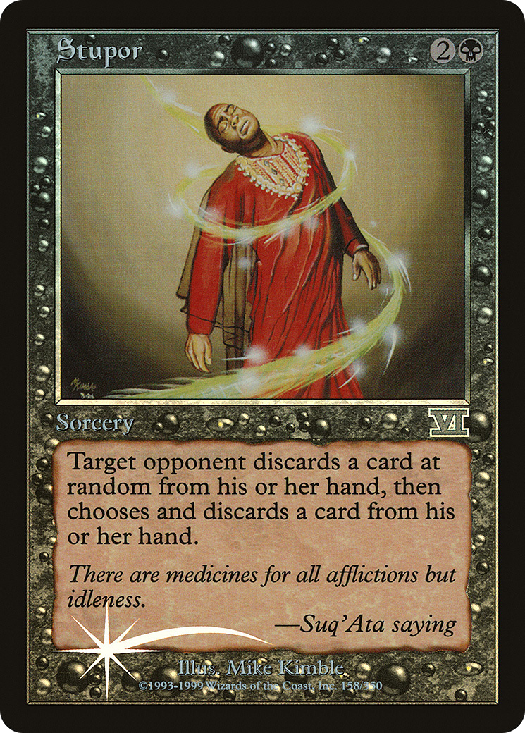 Stupor (ARENA-007) [Misc] Arena League 2000 Foil MTG Single Wizards of the Coast