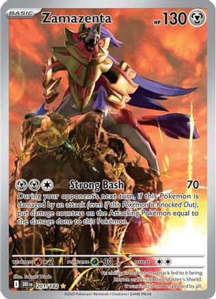 Zamazenta - 201/182 Holofoil [SV: Destined Rivals] Pokemon Single Pokémon