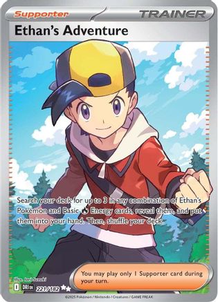 Ethan's Adventure - 221/182 Holofoil [SV: Destined Rivals] Pokemon Single Pokémon