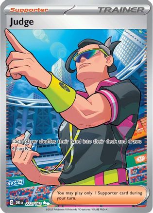 Judge - 222/182 Holofoil [SV: Destined Rivals] Pokemon Single Pokémon