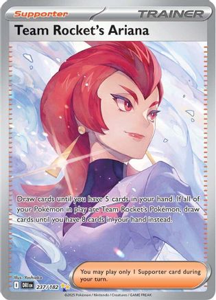 Team Rocket's Ariana - 237/182 Holofoil [SV: Destined Rivals] Pokemon Single Pokémon