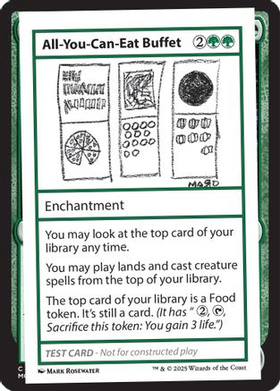 All-You-Can-Eat Buffet (CMB1-) [Mystery Booster] Convention Edition Exclusives MTG Single Wizards of the Coast
