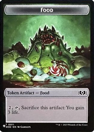 Food // Plant Double-Sided Token (LIST-11 // 8) [Mystery Booster] The List Reprints MTG Single Wizards of the Coast