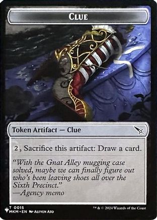 Clue // Copy Double-Sided Token (LIST-15 // 1) [Mystery Booster] The List Reprints MTG Single Wizards of the Coast